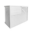 DECOCLIM - Cache clim et pompe à chaleur - Taille M - Alu - Blanc - Decoclim - vignette