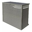 DECOCLIM - Cache unité extérieure en aluminium gris poussière taille XL - DECOCLIM - 23AXL7037 - vignette