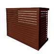 DECOCLIM - Cache unité extérieure en aluminium brun rouge taille L - DECOCLIM - 23AL8012 - vignette