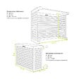 DECOCLIM - Cache unité extérieure en aluminium gris terre d'ombre taille L - DECOCLIM - 23AL7022 - vignette