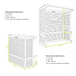 DECOCLIM - Extension hauteur pour caches DECOCLIM anthracite taille XL - DECOCLIM-23AXL7016-PLUS - vignette