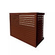 DECOCLIM - Cache unité extérieure en aluminium brun rouge taille S - DECOCLIM - 23AS8012 - vignette