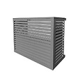 DECOCLIM - Cache unité extérieure en aluminium gris poussière taille M - DECOCLIM - 23AM7037 - vignette