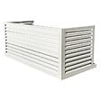 DECOCLIM - Extension hauteur pour caches DECOCLIM blanc taille XL - DECOCLIM-23AXL9010-PLUS - vignette