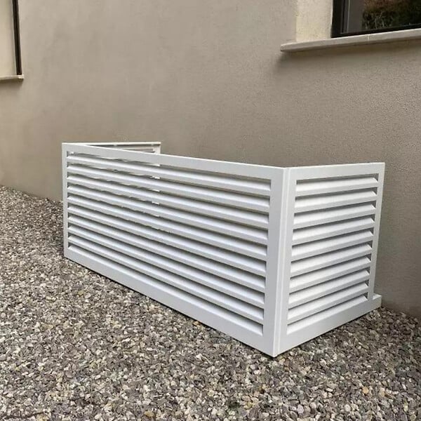 DECOCLIM - Extension hauteur pour caches DECOCLIM blanc taille XL - DECOCLIM-23AXL9010-PLUS - large