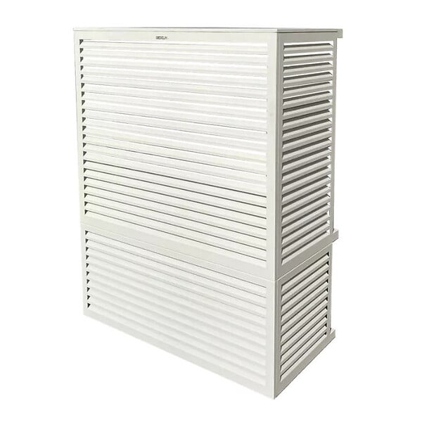 DECOCLIM - Extension hauteur pour caches DECOCLIM blanc taille XL - DECOCLIM-23AXL9010-PLUS - large