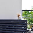 DECOCLIM - Cache unité extérieure en aluminium anthracite taille M - DECOCLIM - 23AM7016 - vignette