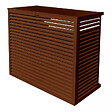 DECOCLIM - Cache unité extérieure en aluminium brun rouge taille XL - DECOCLIM - 23AXL8012 - vignette