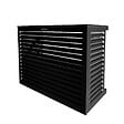 DECOCLIM - Cache unité extérieure en aluminium noir foncé taille L - DECOCLIM - 23AL9005 - vignette
