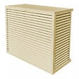 DECOCLIM - Cache unité extérieure en aluminium ivoire clair taille XL - DECOCLIM - 23AXL1015 - vignette