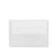 DECOCLIM - Face dos pour cache en aluminium blanc taille S - DECOCLIM - 23AS9010-DOS - vignette