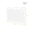 DECOCLIM - Face dos pour cache en aluminium blanc taille S - DECOCLIM - 23AS9010-DOS - vignette
