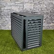 DECOCLIM - Face dos pour cache en aluminium anthracite taille M - DECOCLIM - 23AM7016-DOS - vignette