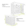 DECOCLIM - Cache unité extérieure en aluminium noir foncé taille S - DECOCLIM - 23AS9005 - vignette