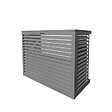 DECOCLIM - Cache unité extérieure en aluminium gris poussière taille S - DECOCLIM - 23AS7037 - vignette