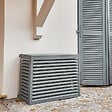DECOCLIM - Cache unité extérieure en aluminium gris poussière taille S - DECOCLIM - 23AS7037 - vignette
