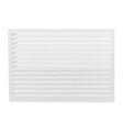 DECOCLIM - Face dos pour cache en aluminium blanc taille XL - DECOCLIM - 23AXL9010-DOS - vignette