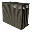 DECOCLIM - Cache unité extérieure en aluminium gris terre d'ombre taille XL - DECOCLIM - 23AXL7022 - vignette