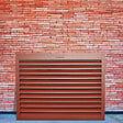 DECOCLIM - Cache unité extérieure en aluminium brun rouge taille M - DECOCLIM - 23AM8012 - vignette