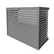 DECOCLIM - Cache unité extérieure en aluminium gris poussière taille L - DECOCLIM - 23AL7037 - vignette