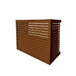 DECOCLIM - Cache unité extérieure en aluminium brun argile taille S - DECOCLIM - 23AS8003 - vignette
