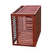 DECOCLIM - Face dos pour cache en bois taille L - DECOCLIM - DECOCLIM-BL-DOS - vignette