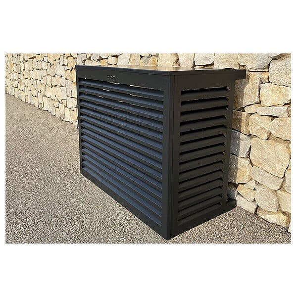 DECOCLIM - Cache clim et pompe à chaleur - Taille S - Anthracite - Decoclim - large