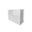DECOCLIM - Cache unité extérieure en aluminium gris clair taille S - DECOCLIM - 23AS7035 - vignette
