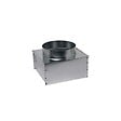 ALDES - Plénum en acier pour grille avec piquage sur l'arrière MTF3 - Plénum en acier pour grille avec piquage sur l'arrière MT F3 300x300 D160 - vignette