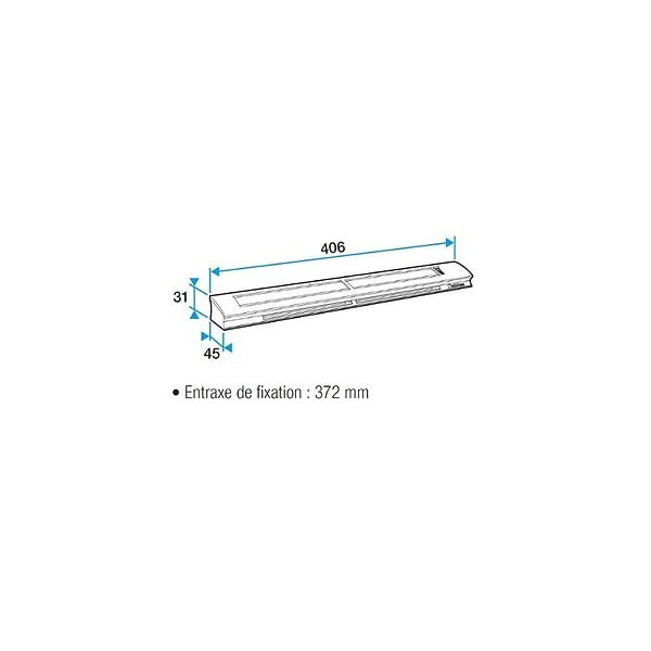 ALDES - Entrée d'air hygroréglable EHB² - 6 à 44m3/h - 34dB - Anthracite - large