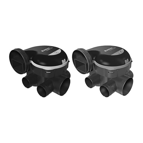 ALDES - Kit VMC EasyHome Auto Classic - Simple flux Autoréglable - 241 m³/h - 26 dB - avec 3 grilles BIP - large