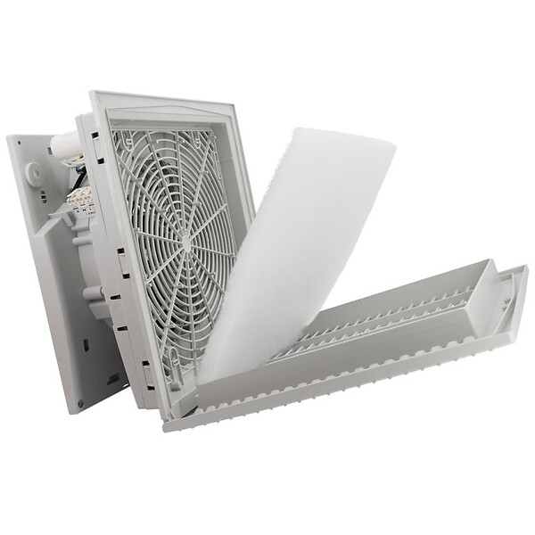LETTEL - Grille 325x325 avec ventilateur 230V et filtre pour armoire électrique - LETTEL - GTA-291-VFF-230 - large