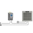 LETTEL - Grille 204x204 pour ventilateur 24V et filtre pour armoire électrique - LETTEL - GTA-176-VFF-24 - vignette