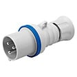 GEWISS - Fiche mobile droite bleu câblage rapide 16A/230V - 2P+T - IP44/IP54 - GEWISS - GW60004FH - vignette