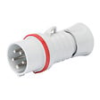 GEWISS - Fiche mobile droite rouge câblage rapide 16A/400V - 3P+T - IP44/IP54 - GEWISS - GW60008FH - vignette