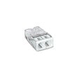 WAGO - Lot de 100 bornes WAGO 2273 - 2 x 0,5 à 2,5mm² Transp. / Blanc - vignette