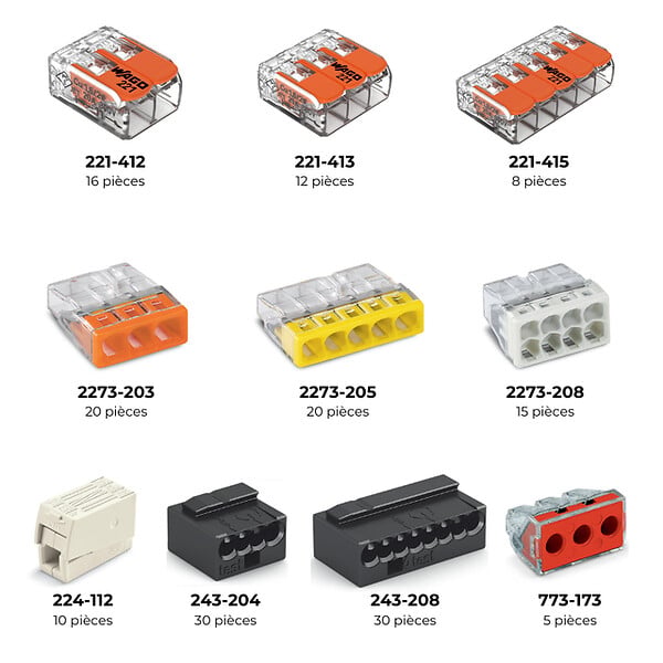 WAGO - L-BOXX® Mini 166 bornes WAGO 221 / 2273 / 773 / 224 / 243 - large