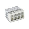 WAGO - Lot de 50 bornes WAGO 2273 - 8 x 0,5 à 2,5mm² Transp. / Gris - vignette