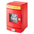 GEWISS - Coffret de coupure d'urgence chaufferie Monophasé 16A/10A 2 voyants - GEWISS - FR60161 - vignette