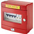 GEWISS - Coffret de coupure d'urgence chaufferie Triphasé + Neutre 32A/10A 2 voyants - GEWISS - FR60160 - vignette
