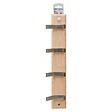 5 FIVE SIMPLY SMART - Patère Ziny 4 têtes L45cm bois clair gris - vignette
