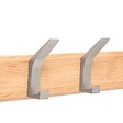 5 FIVE SIMPLY SMART - Patère Ziny 4 têtes L45cm bois clair gris - vignette
