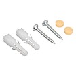5 FIVE SIMPLY SMART - Patère Ziny 4 têtes L45cm bois clair gris - vignette