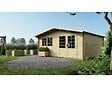 ALTANKA - Abri de jardin en bois - 25m2 - 5x5m - Ep. 34mm - Couleur: naturel - DOM722 - vignette