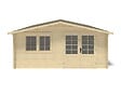 ALTANKA - Abri de jardin en bois - 25m2 - 5x5m - Ep. 34mm - Couleur: naturel - DOM722 - vignette