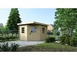 ALTANKA - Abri de jardin en bois - 8m2 - 3x3m - Ep. 28mm - Couleur: naturel - DOM665 - vignette