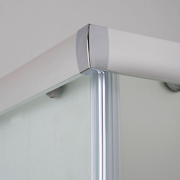 KIAMAMI VALENTINA - Cabine De Douche Carrée 90 X 90Cm Verre Dépoli 6Mm Coulissant | Giada - large