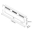 SANNOVER - Insert Cheminée Electrique Valtaia Plat 2000 W / 152 cm Sannover - vignette