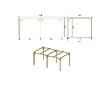 ALTANKA - Carport, abri de voiture  3x5.1 m - 15.3 m2 - CAR1 - vignette