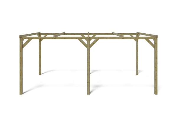 ALTANKA - Carport, abri de voiture  3x5.1 m - 15.3 m2 - CAR1 - large